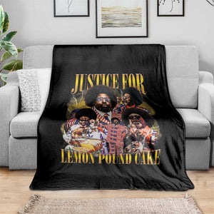 Justice For Lemon Pound Cake Bootleg Graphic Throw Blanket Retro Rap Free Speech TS14 Print Your Wear