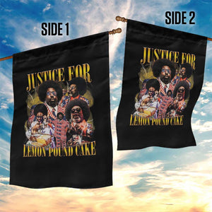 Justice For Lemon Pound Cake Bootleg Graphic Garden Flag Retro Rap Free Speech TS14 Print Your Wear