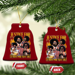Justice For Lemon Pound Cake Bootleg Graphic Ceramic Ornament Retro Rap Free Speech TS14 Print Your Wear