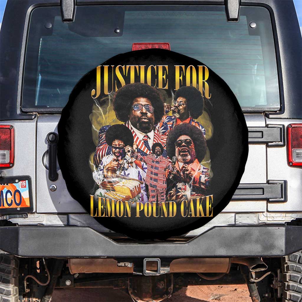 Justice For Lemon Pound Cake Bootleg Graphic Spare Tire Cover Retro Rap Free Speech TS14 No hole Black Print Your Wear