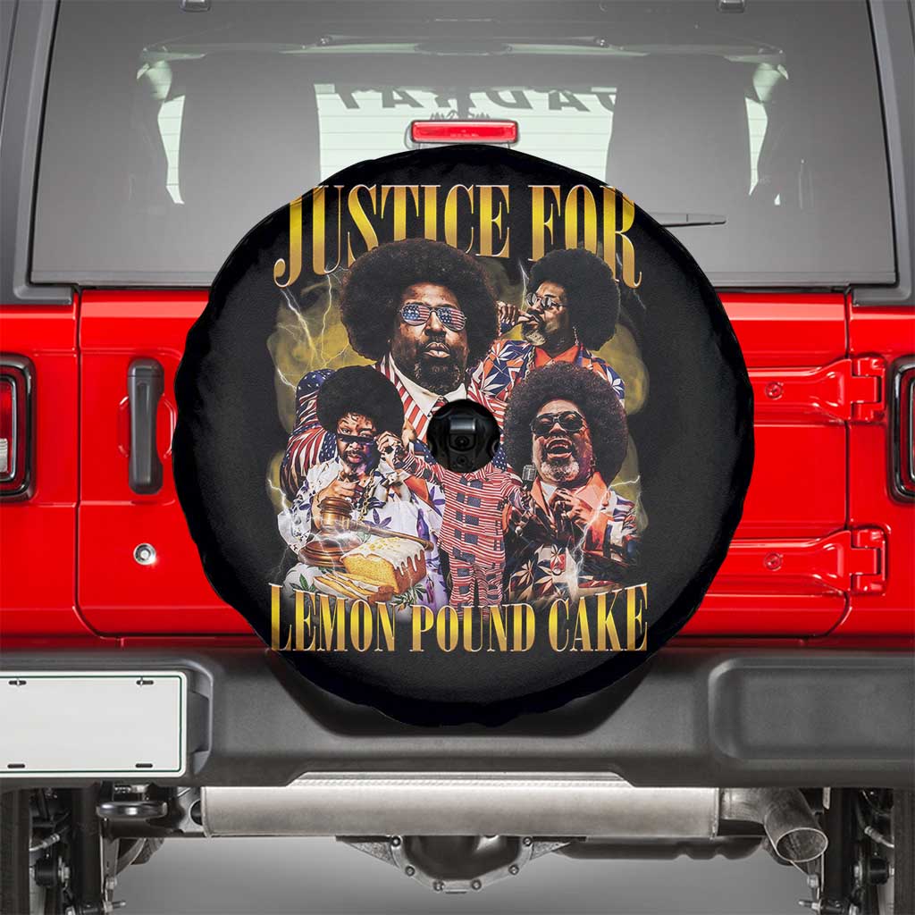 Justice For Lemon Pound Cake Bootleg Graphic Spare Tire Cover Retro Rap Free Speech TS14 Black Print Your Wear