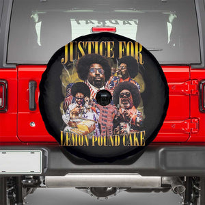 Justice For Lemon Pound Cake Bootleg Graphic Spare Tire Cover Retro Rap Free Speech TS14 Black Print Your Wear
