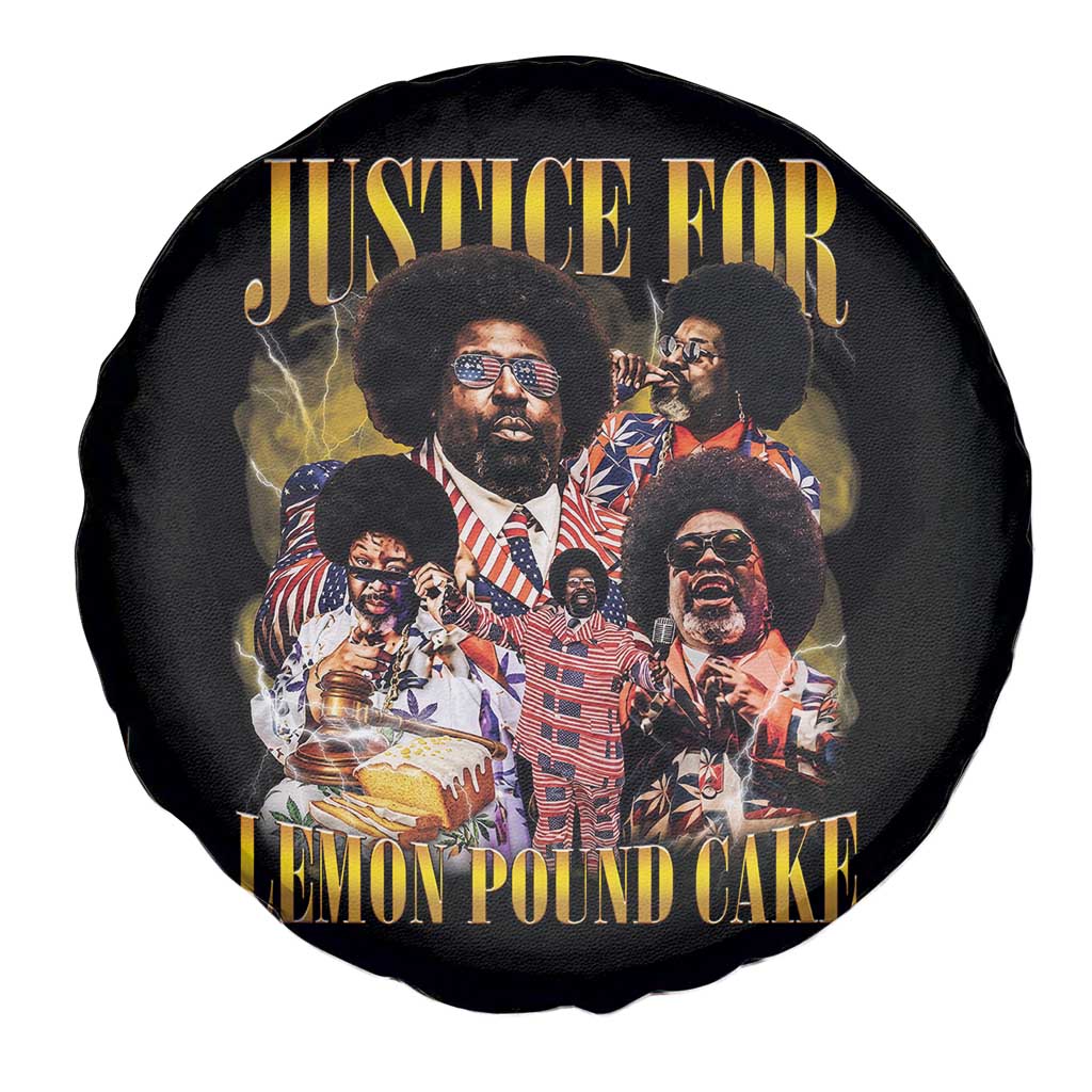 Justice For Lemon Pound Cake Bootleg Graphic Spare Tire Cover Retro Rap Free Speech TS14 Print Your Wear