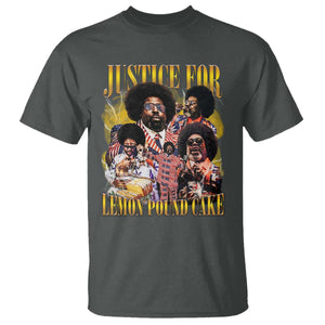Justice For Lemon Pound Cake Bootleg Graphic T Shirt Retro Rap Free Speech TS14 Dark Heather Print Your Wear