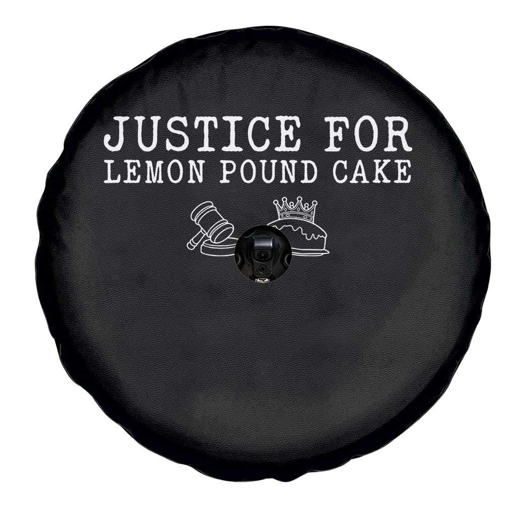 Justice For Lemon Pound Cake Spare Tire Cover Funny Dessert Meme TS14 Print Your Wear