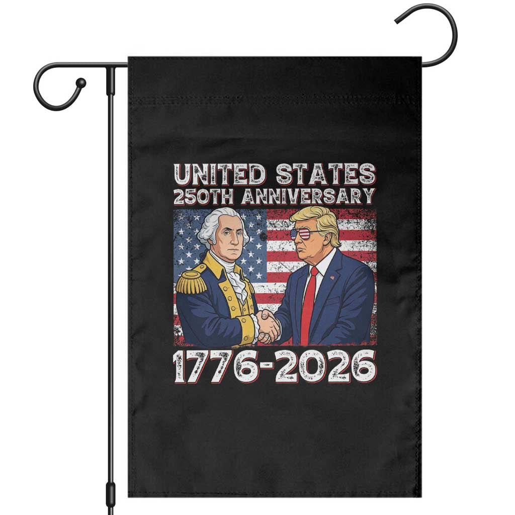 250th Anniversary USA Garden Flag Patriotic Trump George Washington American Flag 4th of July TS14 Black Print Your Wear