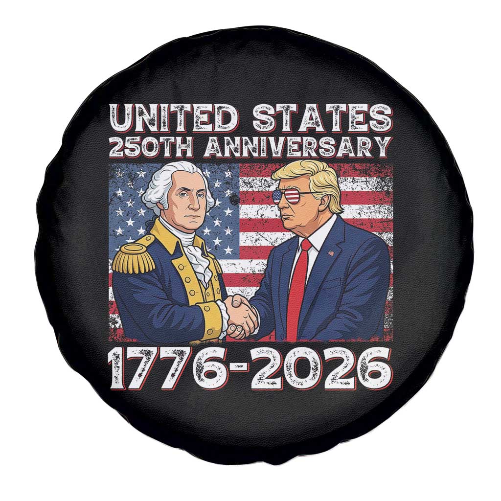 250th Anniversary USA Spare Tire Cover Patriotic Trump George Washington American Flag 4th of July TS14 Print Your Wear