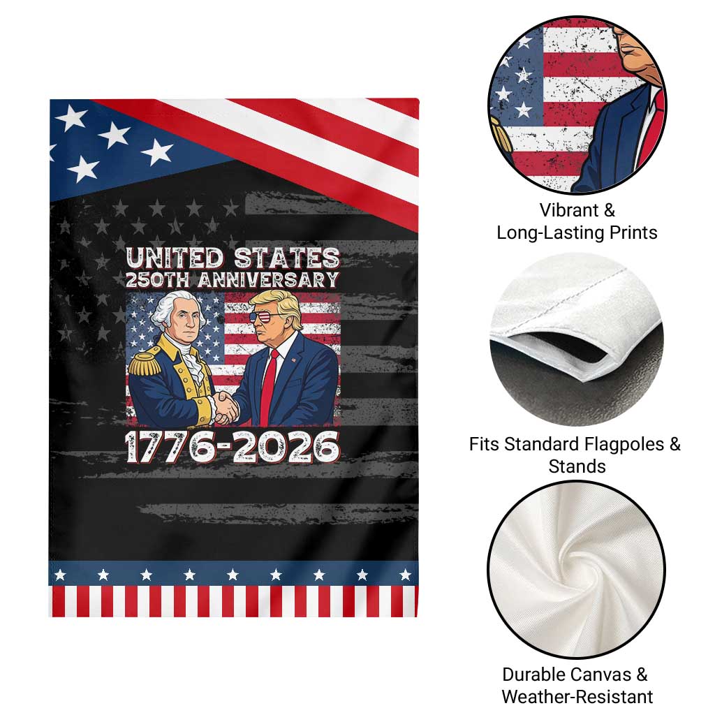 250th Anniversary USA Patriotic Garden Flag Trump George Washington American Flag 4th of July TS14 Print Your Wear