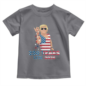 250 Years American Anniversary Toddler T Shirt Patriotic Trump 4th of July TS14 Charcoal Print Your Wear