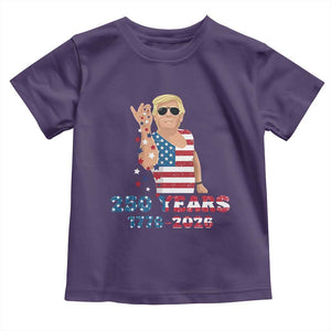 250 Years American Anniversary Toddler T Shirt Patriotic Trump 4th of July TS14 Purple Print Your Wear