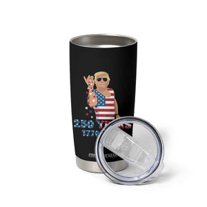 250 Years American Anniversary Tumbler Cup Patriotic Trump 4th of July TS14 Print Your Wear
