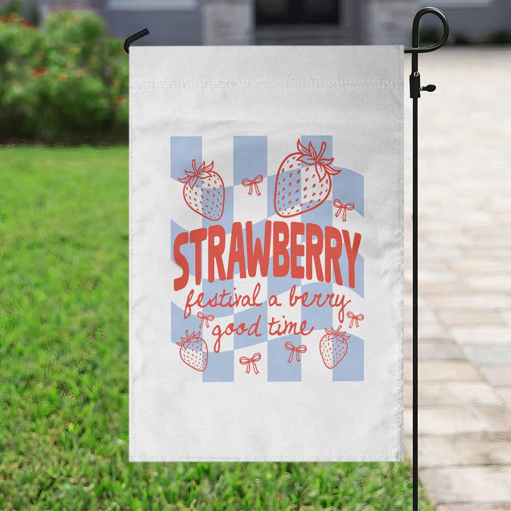 Strawberry Festival Garden Flag 1968 A Berry Good Time Summer TS14 Print Your Wear