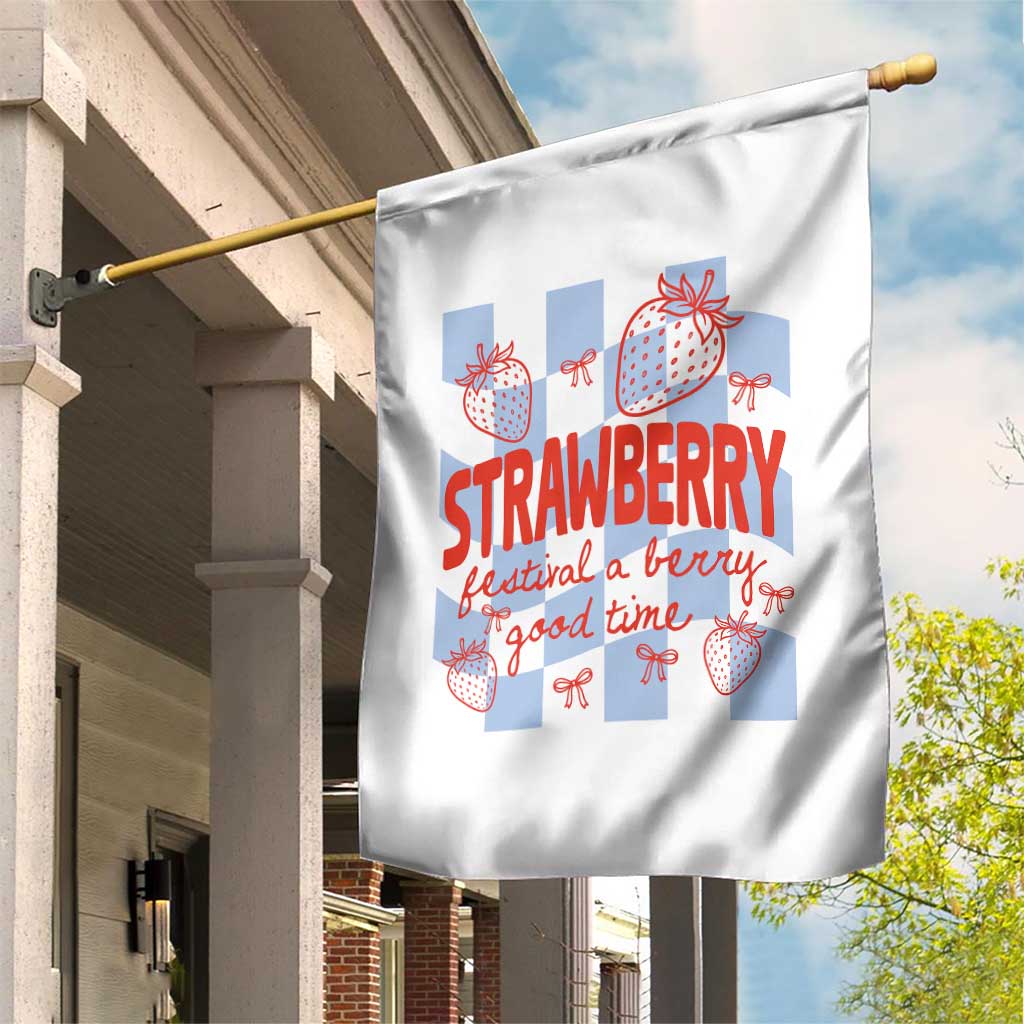 Strawberry Festival Garden Flag 1968 A Berry Good Time Summer TS14 Print Your Wear