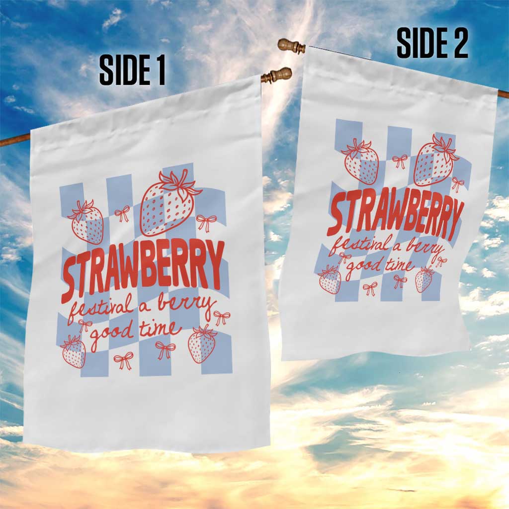 Strawberry Festival Garden Flag 1968 A Berry Good Time Summer TS14 Print Your Wear