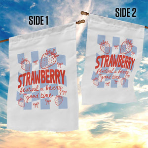Strawberry Festival Garden Flag 1968 A Berry Good Time Summer TS14 Print Your Wear