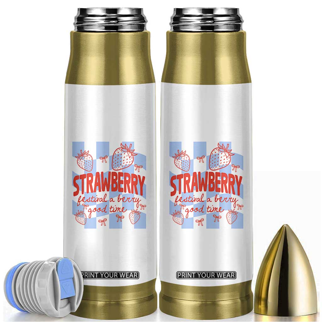 Strawberry Festival Bullet Tumbler 1968 A Berry Good Time Summer TS14 White Print Your Wear