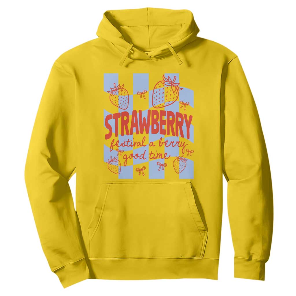 Strawberry Festival Hoodie 1968 A Berry Good Time Summer TS14 Daisy Print Your Wear