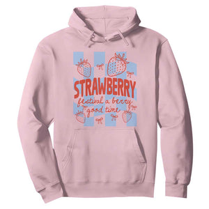 Strawberry Festival Hoodie 1968 A Berry Good Time Summer TS14 Light Pink Print Your Wear