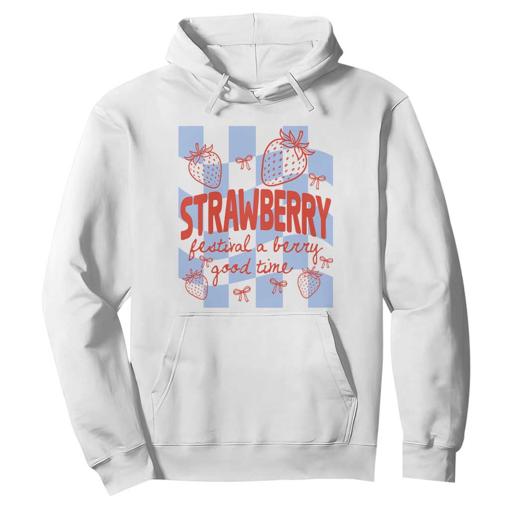 Strawberry Festival Hoodie 1968 A Berry Good Time Summer TS14 White Print Your Wear
