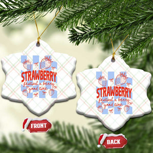 Strawberry Festival Ceramic Ornament 1968 A Berry Good Time Summer TS14 Print Your Wear