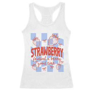Strawberry Festival Racerback Tank Top 1968 A Berry Good Time Summer TS14 White Print Your Wear