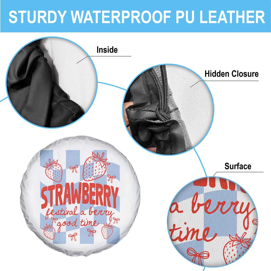 Strawberry Festival Spare Tire Cover 1968 A Berry Good Time Summer TS14 Print Your Wear