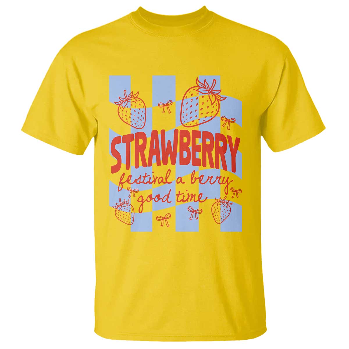 Strawberry Festival T Shirt 1968 A Berry Good Time Summer TS14 Daisy Print Your Wear