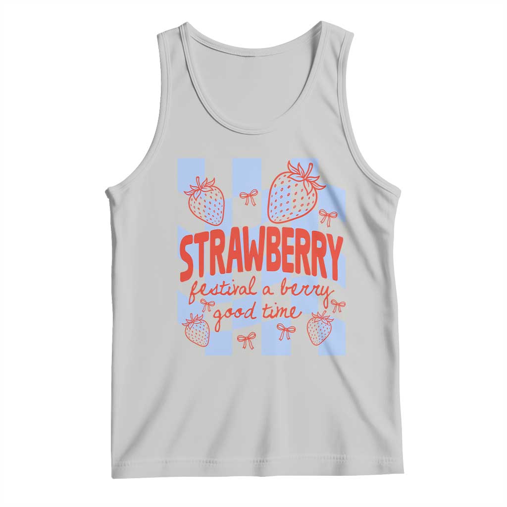 Strawberry Festival Tank Top 1968 A Berry Good Time Summer TS14 Ash Print Your Wear