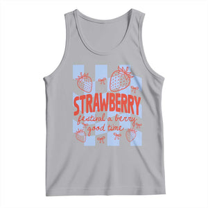 Strawberry Festival Tank Top 1968 A Berry Good Time Summer TS14 Athletic Heather Print Your Wear
