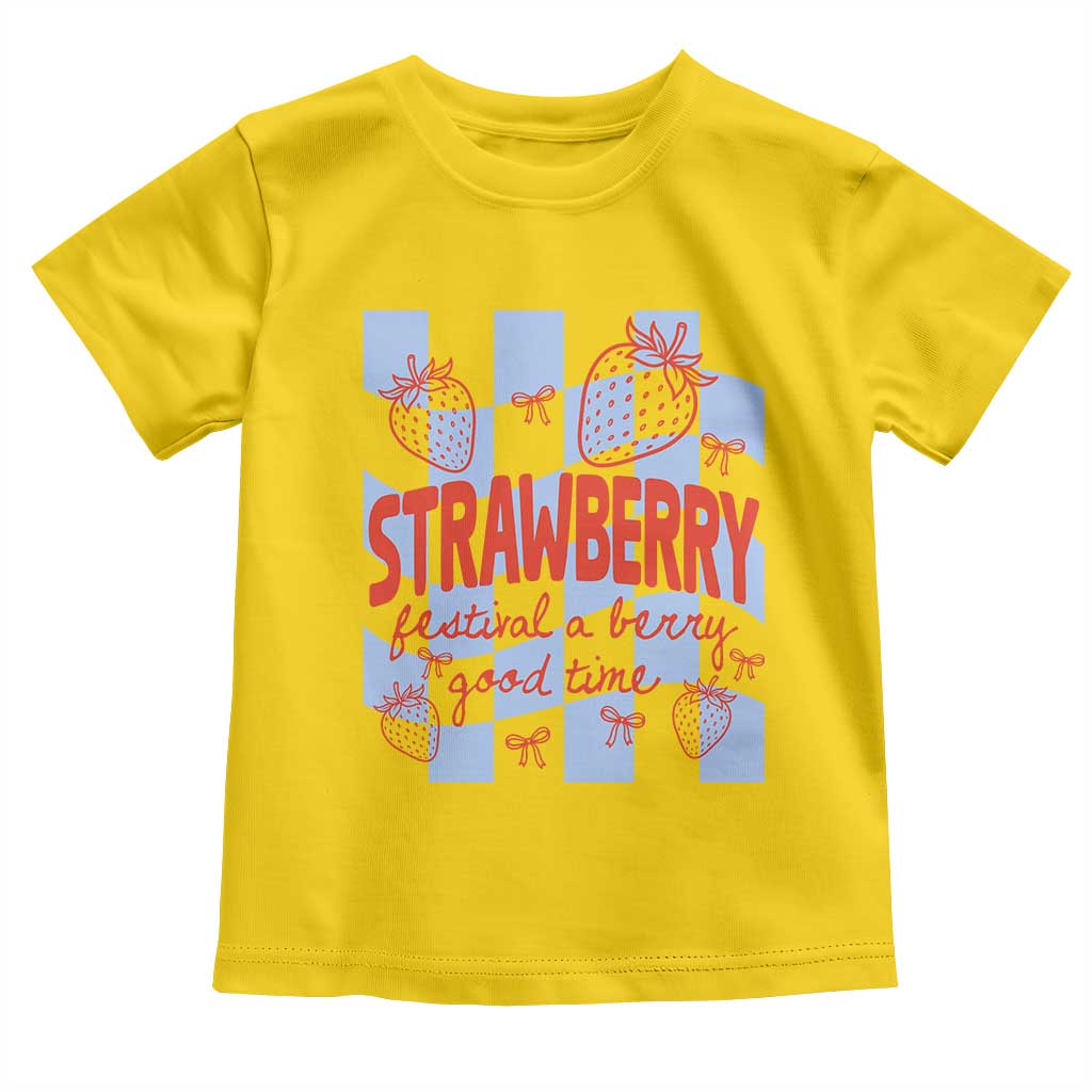 Strawberry Festival Toddler T Shirt 1968 A Berry Good Time Summer TS14 Daisy Print Your Wear
