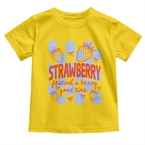Strawberry Festival Toddler T Shirt 1968 A Berry Good Time Summer TS14 Daisy Print Your Wear