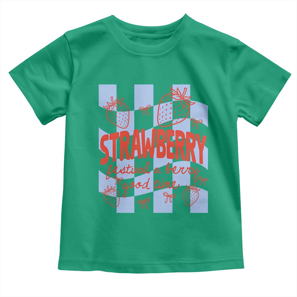 Strawberry Festival Toddler T Shirt 1968 A Berry Good Time Summer TS14 Irish Green Print Your Wear