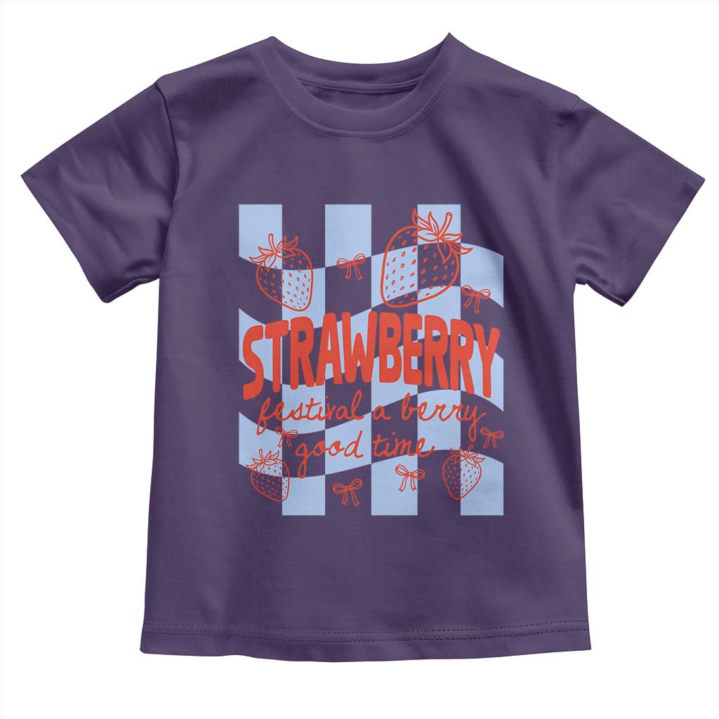 Strawberry Festival Toddler T Shirt 1968 A Berry Good Time Summer TS14 Purple Print Your Wear