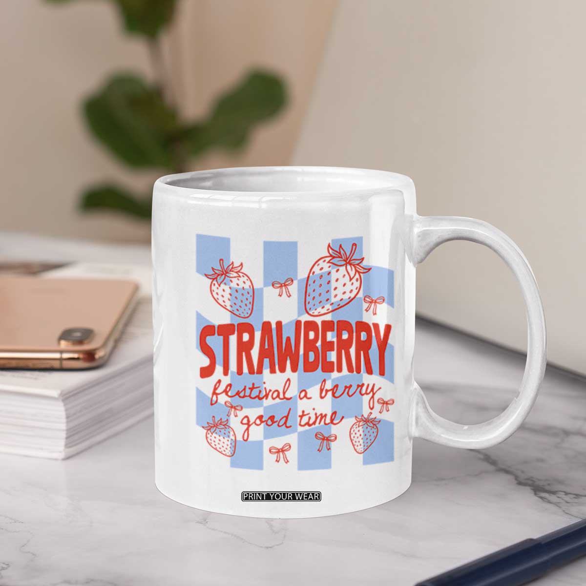Strawberry Festival Coffee Mug 1968 A Berry Good Time Summer TS14 Print Your Wear