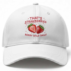 That’s Strawberries Baseball Cap Summer Fruit Festival TS14 Print Your Wear