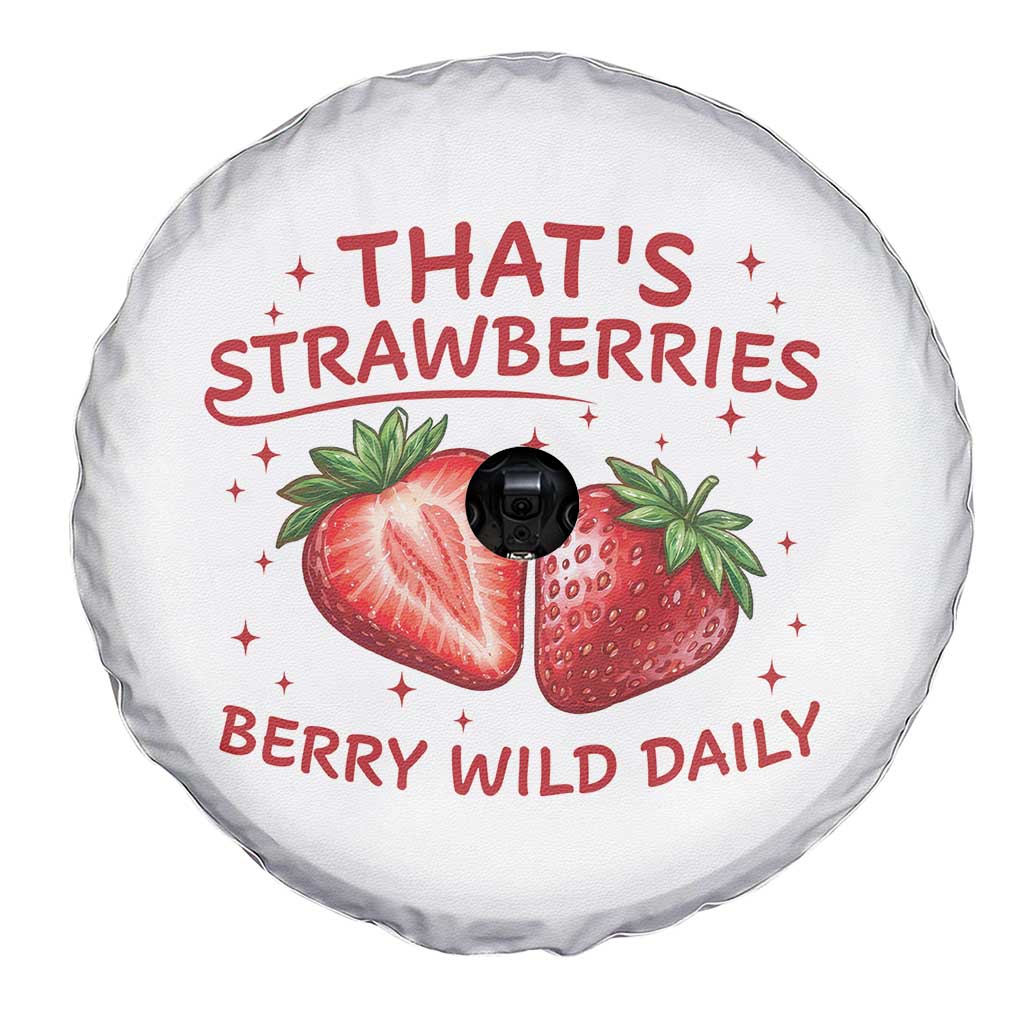 That’s Strawberries Spare Tire Cover Summer Fruit Festival TS14 Print Your Wear