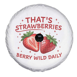 That’s Strawberries Spare Tire Cover Summer Fruit Festival TS14 Print Your Wear