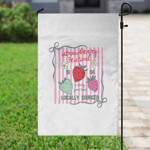 Strawberry Festival Garden Flag Summer Fruit Vibes TS14 Print Your Wear