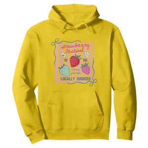 Strawberry Festival Hoodie Summer Fruit Vibes TS14 Daisy Print Your Wear