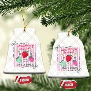 Strawberry Festival Ceramic Ornament Summer Fruit Vibes TS14 Print Your Wear