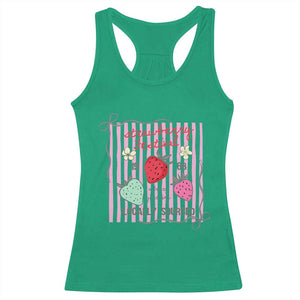 Strawberry Festival Racerback Tank Top Summer Fruit Vibes TS14 Irish Green Print Your Wear