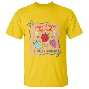Strawberry Festival T Shirt Summer Fruit Vibes TS14 Daisy Print Your Wear