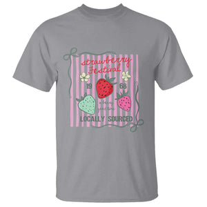 Strawberry Festival T Shirt Summer Fruit Vibes TS14 Sport Gray Print Your Wear