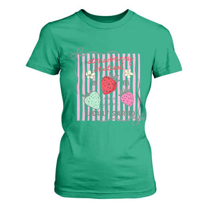 Strawberry Festival T Shirt For Women Summer Fruit Vibes TS14 Irish Green Print Your Wear