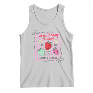 Strawberry Festival Tank Top Summer Fruit Vibes TS14 Ash Print Your Wear