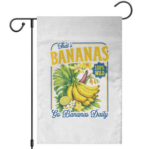 That's Bananas Garden Flag Funny Banana Summer Fruit Food Pun TS14 White Print Your Wear