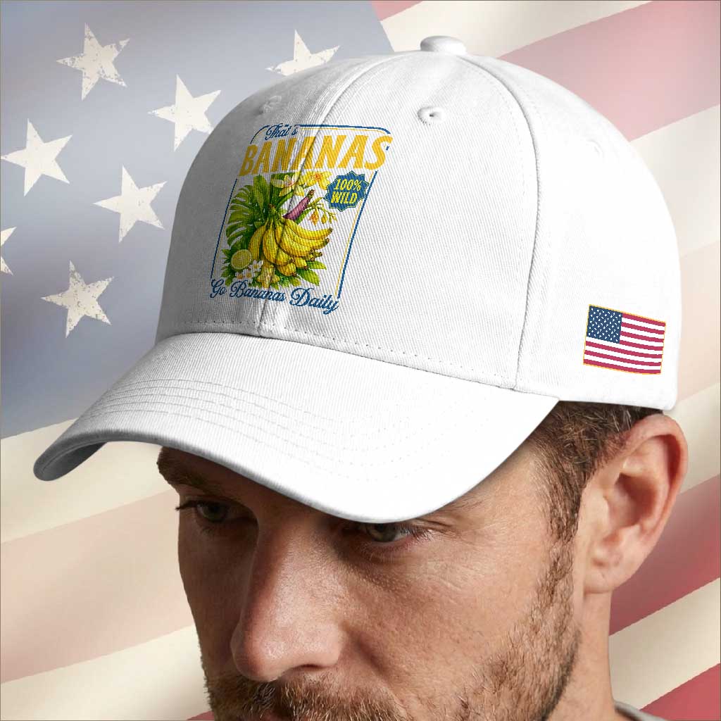 That's Bananas Baseball Cap Funny Banana Summer Fruit Food Pun TS14 Print Your Wear