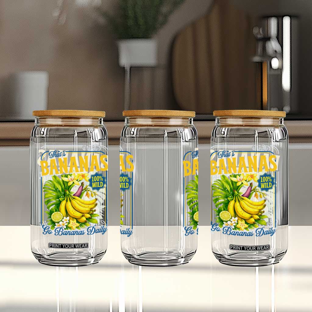 That's Bananas Glass Can Funny Banana Summer Fruit Food Pun TS14 Print Your Wear