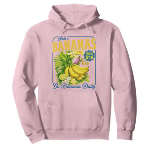 That's Bananas Hoodie Funny Banana Summer Fruit Food Pun TS14 Light Pink Print Your Wear