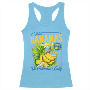 That's Bananas Racerback Tank Top Funny Banana Summer Fruit Food Pun TS14 Sky Print Your Wear